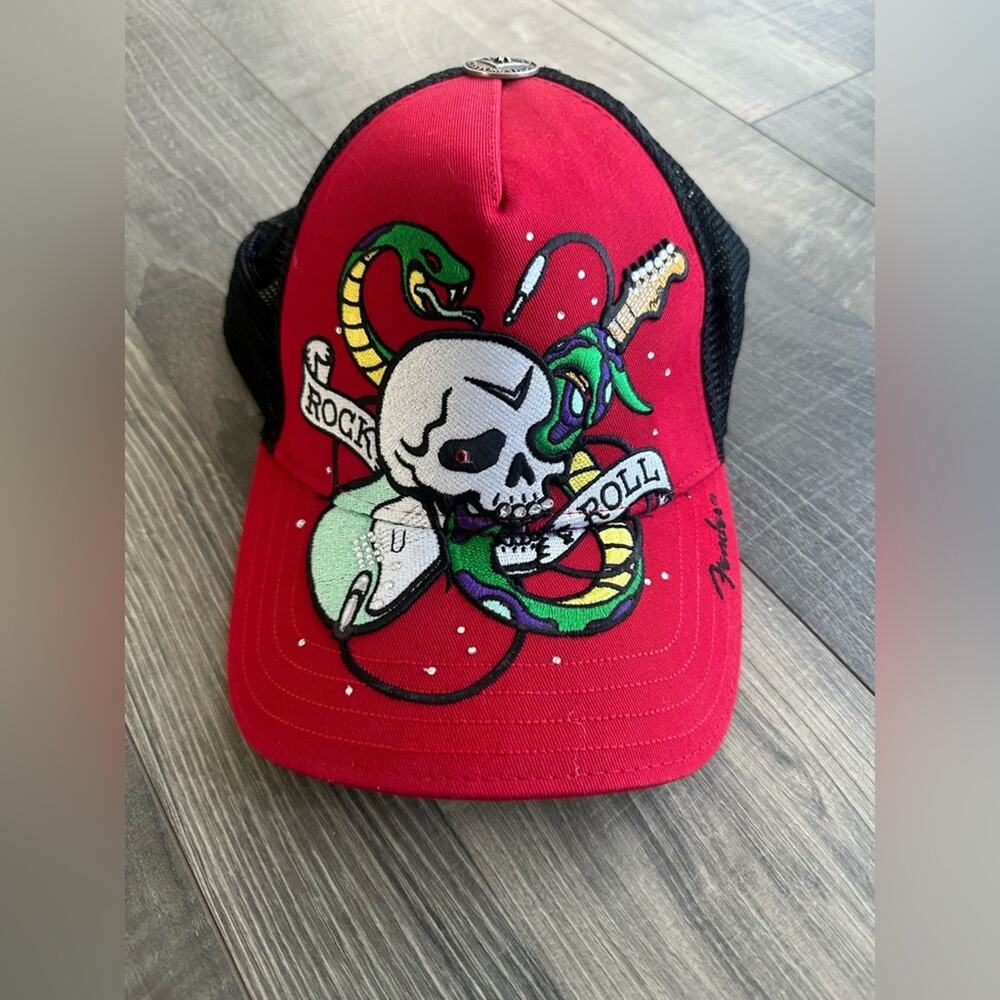Fender Rock & Roll Trucker Hat Y2K